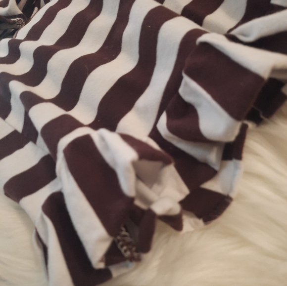 Girls Fall/Thanksgiving Dress with Pumpkin Apilque Ruffle Trim Size:XXL - Picture 7 of 10